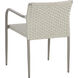 Casella Greige / Cream Outdoor Stackable Dining Armchair, Set Of 2